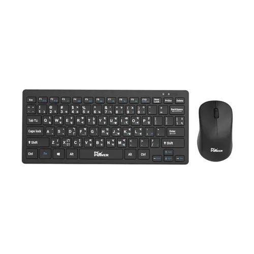 PC Power PCK-226 + PCM-936 Wireless Bangla Keyboard & Mouse Combo