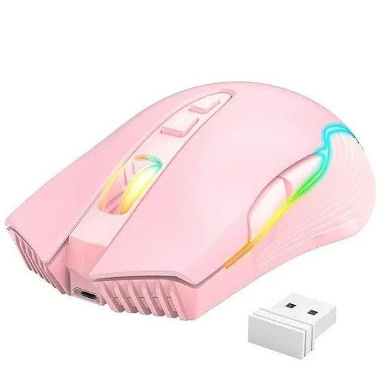 Onikuma CW905 3600 DPI Wireless Gaming Mouse 7 Buttons Design RGB