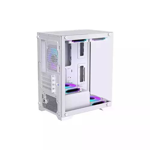 OVO CC4315-W ARGB Infinity Fan Ice Gaming Case (White)