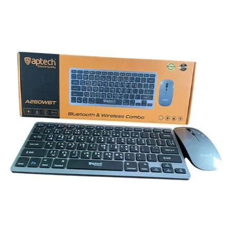 Aptech A280WBT Wireless Keyboard and Mouse Combo