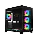 PC POWER  ICEBERG V3  GAMING  CASE (7 ARGB  INFINITY  FAN)#V3  BLACK
