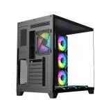 PC POWER  ICEBERG V3  GAMING  CASE (7 ARGB  INFINITY  FAN)#V3  BLACK