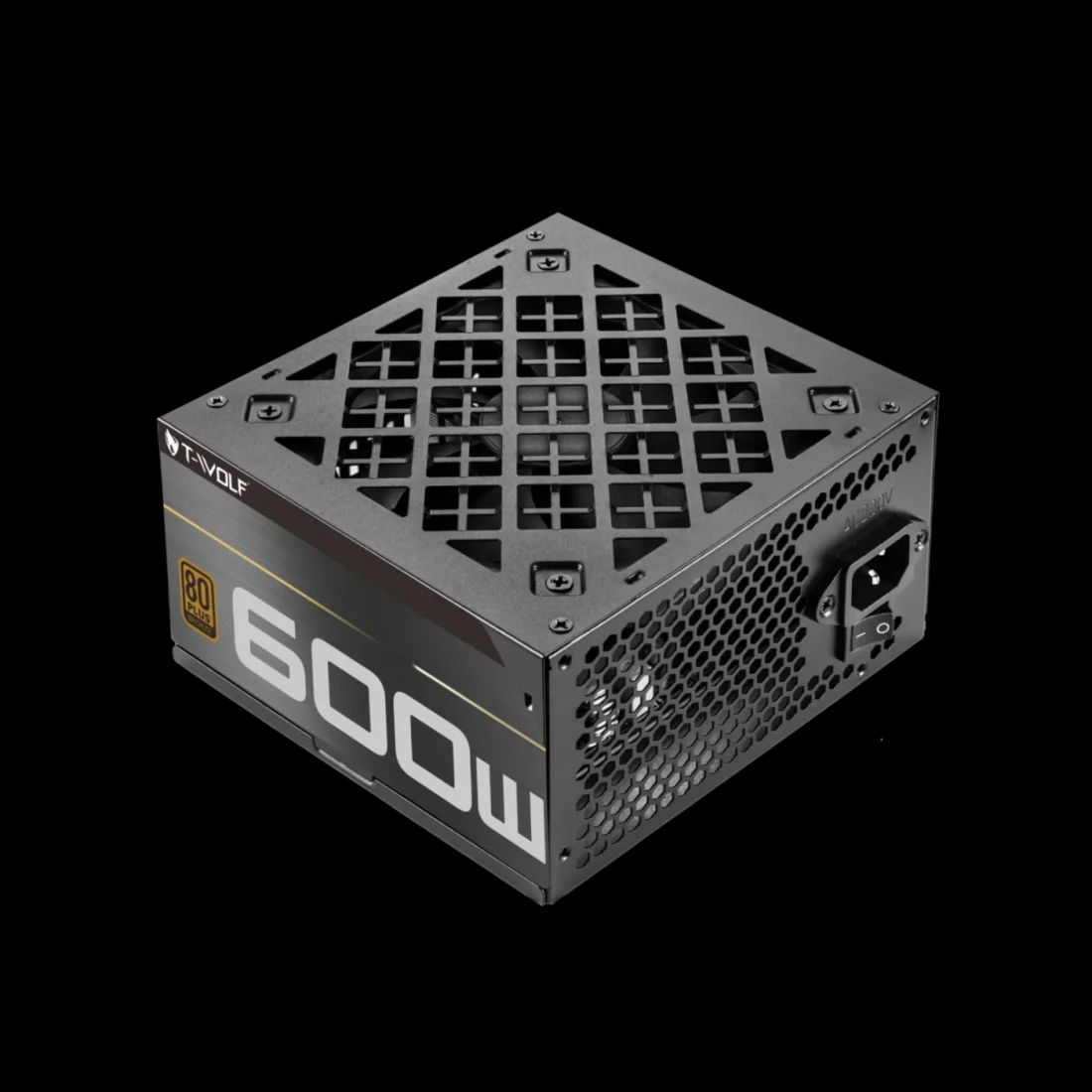 T-Wolf Krypton-K600 80 Plus Bronze 600W ATX Power Supply