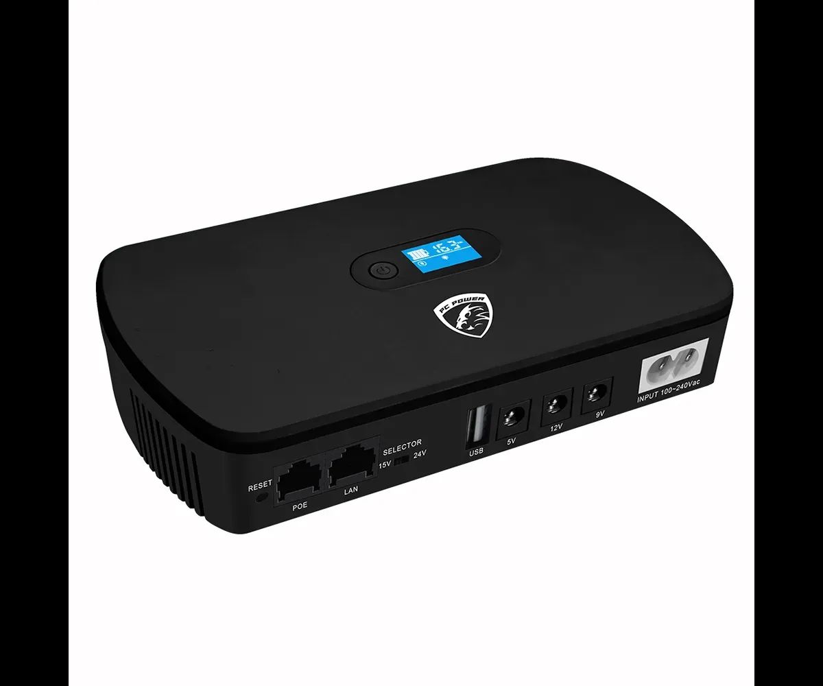 PC Power PCMU1018LCD 13200mAh Mini DC UPS