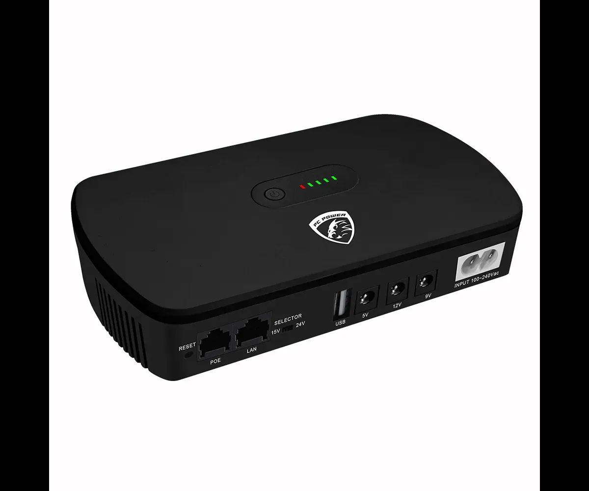 PC Power PCMU1018LED 10400mAh Mini UPS For Router
