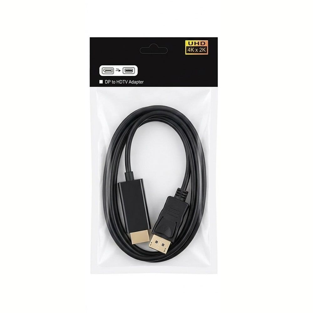4K DisplayPort to HDTV Cable / Adapter (UHD 4K x 2K Resolution Support) 1.8 Meter